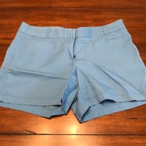 Blue J Crew chino shorts